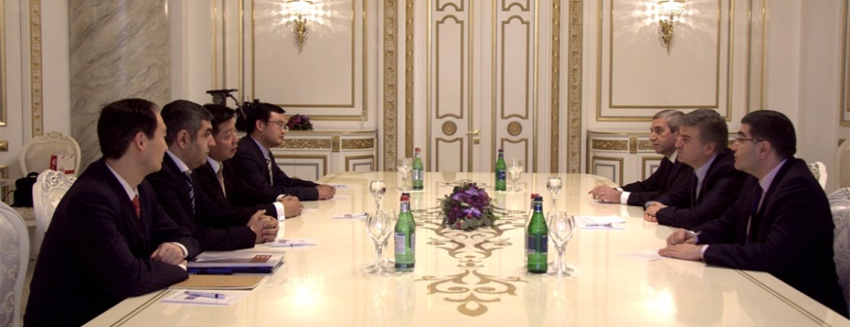 亚美尼亚总理接见中国辰安科技信息股份有限公司代表团